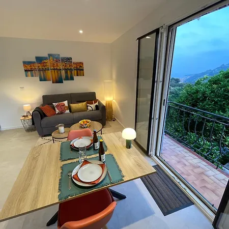Independant - Entree & Terrasse Privatives - Vue - Parking Guest house Menton