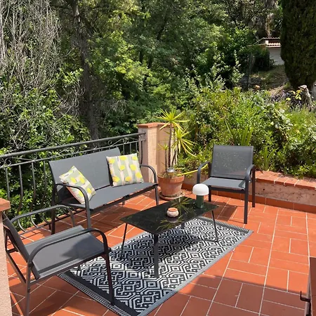 Independant - Entree & Terrasse Privatives - Vue - Parking Guest house Menton