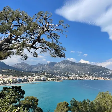 Independant - Entree & Terrasse Privatives - Vue - Parking Menton